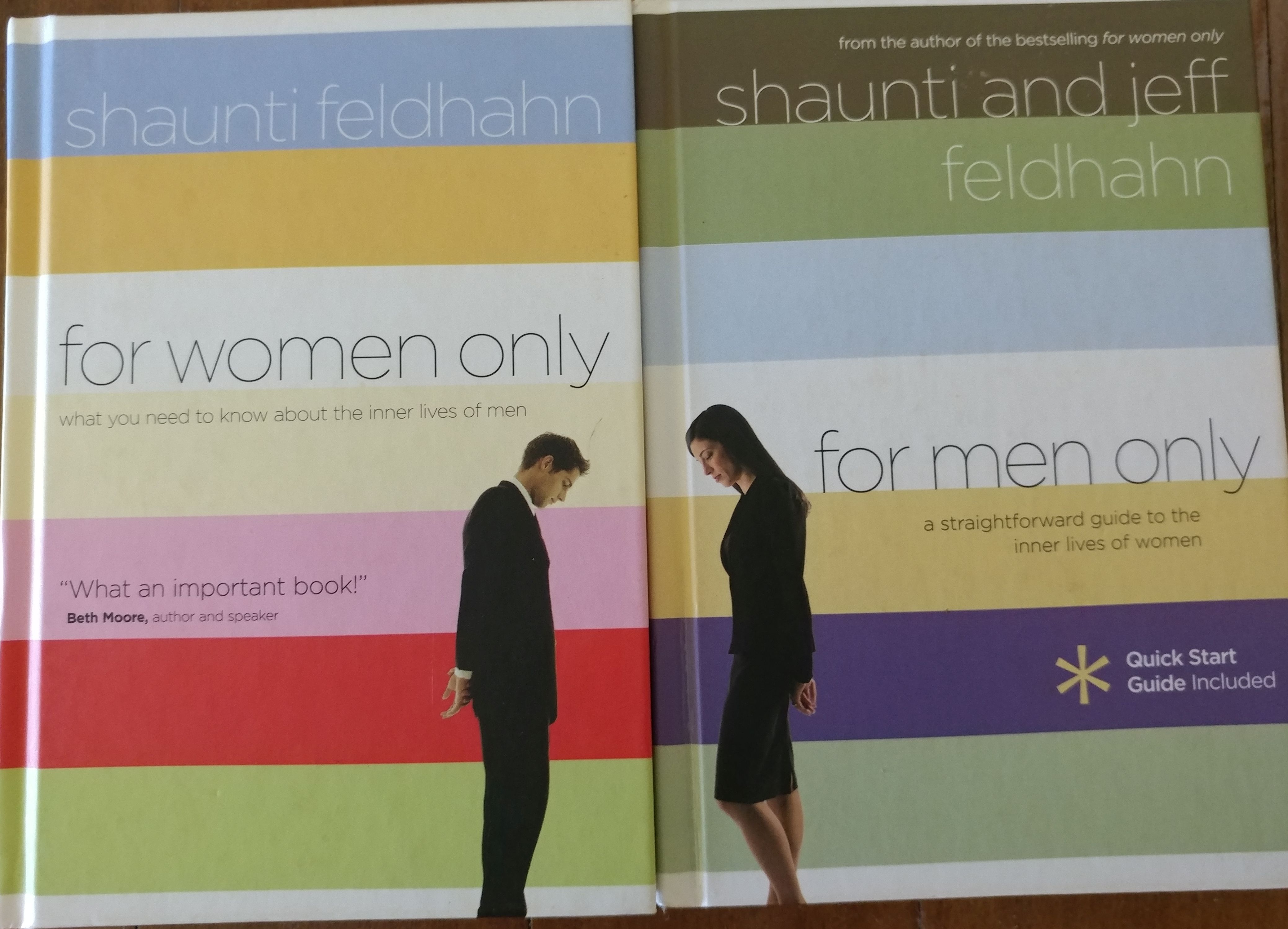 For Women Only by Shaunti Feldhahn and For Men Only by Shaunti & Jeff Feldhahn